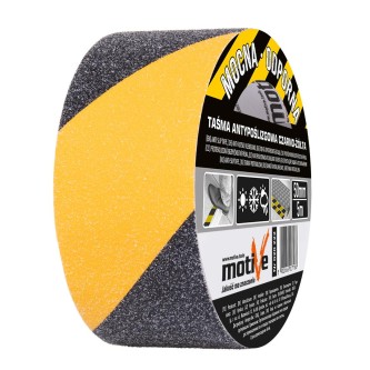 TAŚMA ANTYPOŚLIZGOWA ŻÓŁTO-CZARNA 50mm x 5m